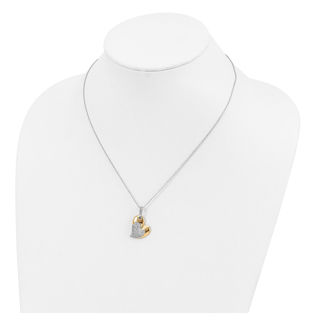 Sentimental Expressions Sterling Silver Gold-plated Blessed Beyond Measure 18in Necklace