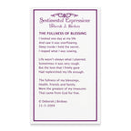 Sentimental Expressions Sterling Silver Rhodium-plated CZ Fullness Of Blessings 18in Necklace