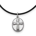 Sterling Silver Antiqued Boldness 18in Necklace