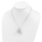Sentimental Expressions Sterling Silver Rhodium-plated Lucky As Can Be 18in Necklace