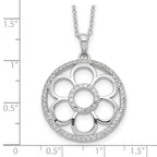 Sentimental Expressions Sterling Silver Rhodium-plated CZ My Special Friend 18in. Necklace