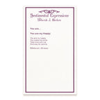 Sterling Silver CZ Antiqued You Are My Happy 18in. Necklace