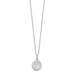 Sentimental Expressions Sterling Silver  Antiqued In My Heart Ash Holder 18 Inch Necklace