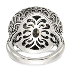 Sterling Silver w/14k 12mm FW Cultured Pearl Ring