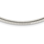 Sterling Silver 4mm Cubetto Necklace