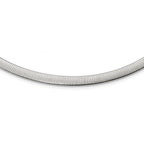 Sterling Silver Flash Gold-plate Reversible 5.75mm Cubetto Chain