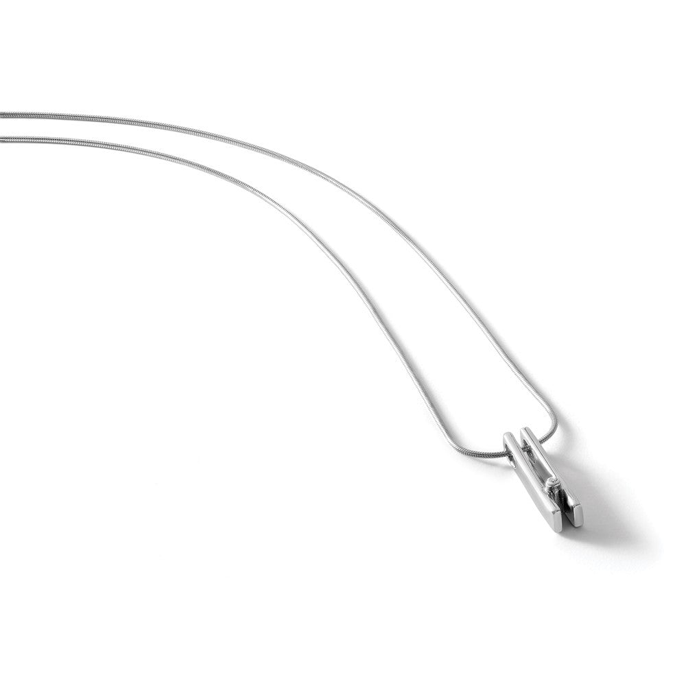 White Ice Sterling Silver Rhodium-plated 18 Inch Diamond Necklace with 2 Inch Extender