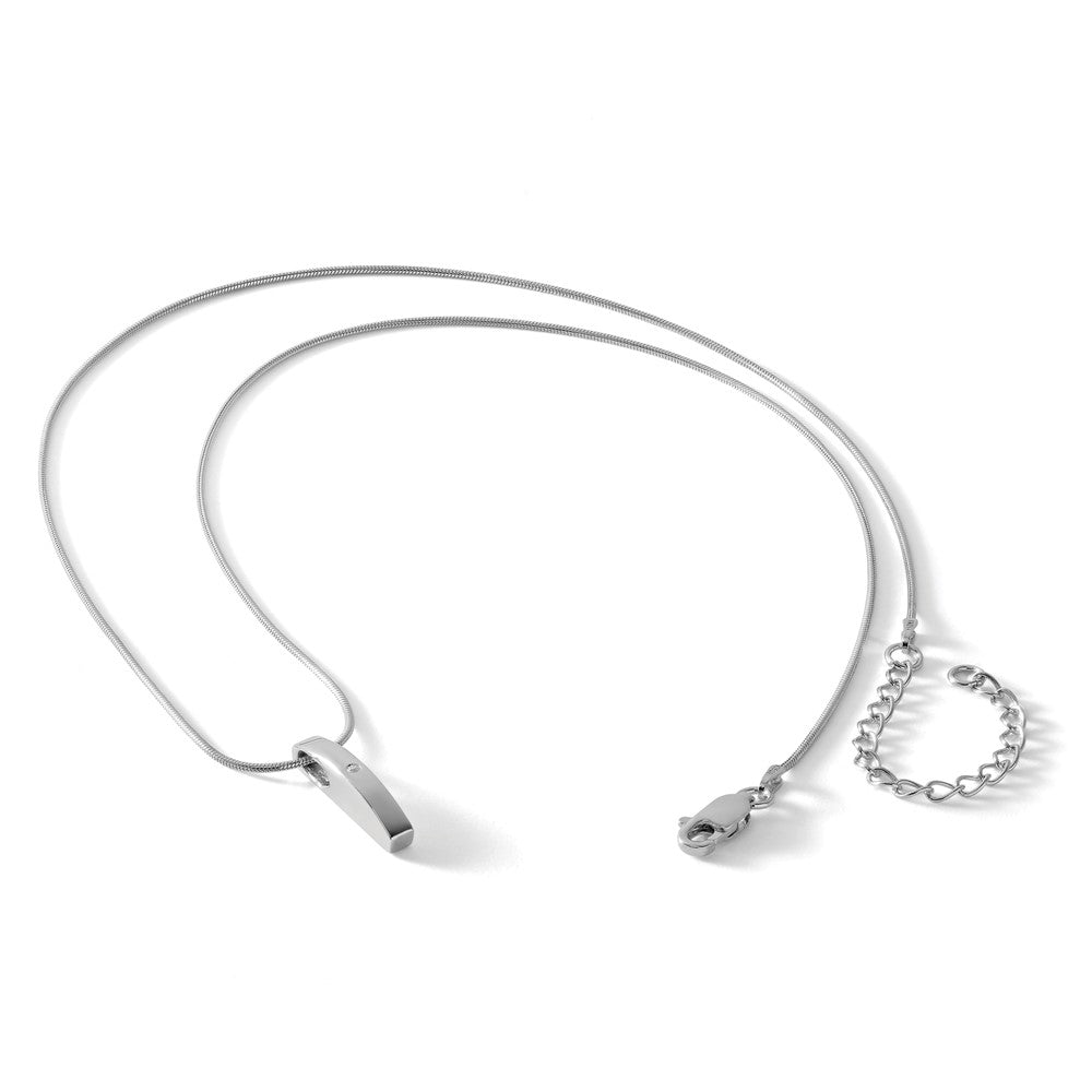 White Ice Sterling Silver Rhodium-plated 18 Inch Diamond Necklace with 2 Inch Extender