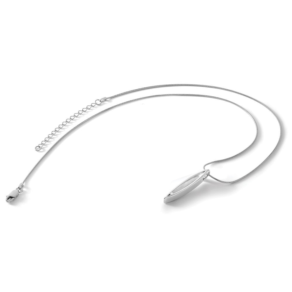 White Ice Sterling Silver Rhodium-plated 18 Inch Diamond Necklace with 2 Inch Extender