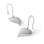 White Ice Sterling Silver Rhodium-plated Diamond Heart Earrings