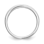 White Ice Sterling Silver Rhodium-plated Chanel-set Diamond Ring