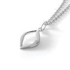 White Ice Sterling Silver Rhodium-plated 18 Inch Diamond Necklace with 2 Inch Extender