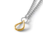 White Ice Sterling Silver Rhodium-plated Gold-tone 18 Inch Diamond Necklace with 2 Inch Extender