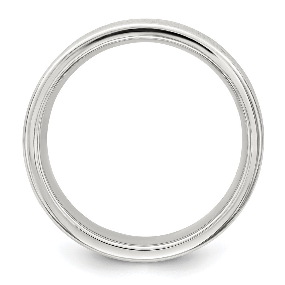 Sterling Silver 7mm Polished 5-Row Fancy Band