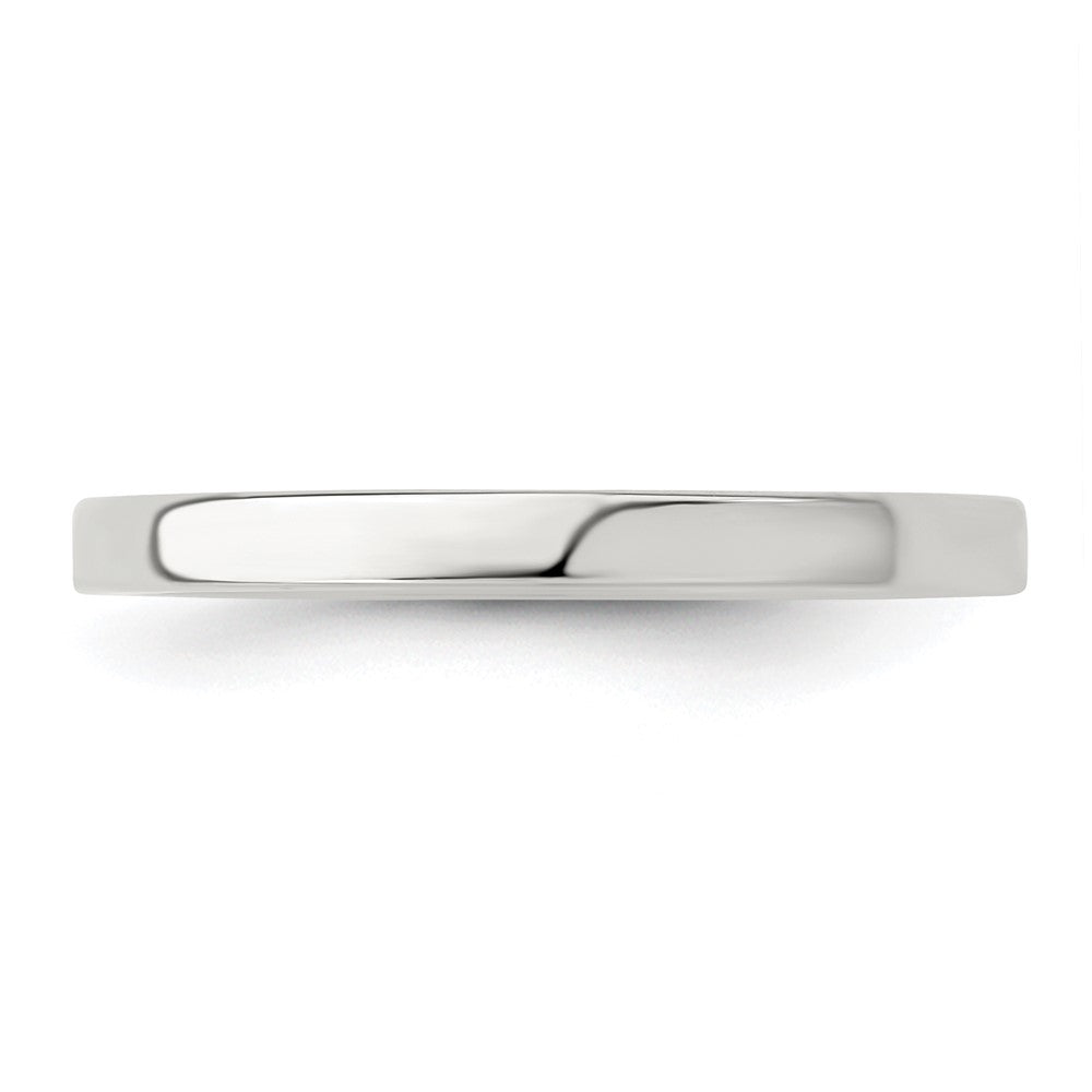 Sterling Silver 2mm Lightweight Flat Band
