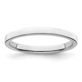 Sterling Silver 2mm Lightweight Flat Band
