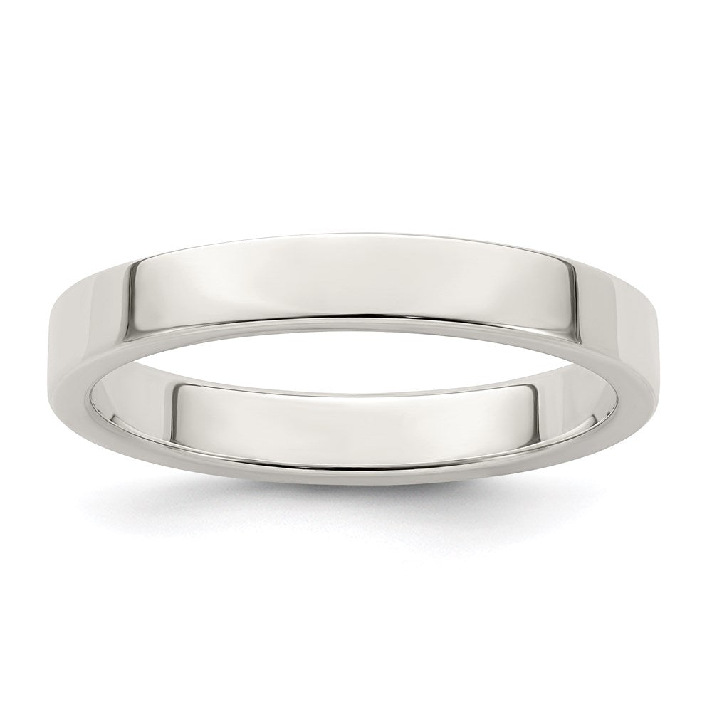 Sterling Silver 3mm Lightweight Flat Band