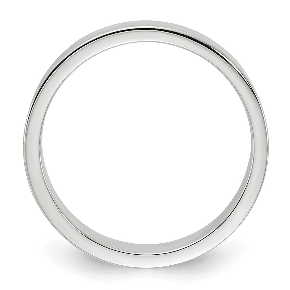 Sterling Silver 4mm Lightweight Flat Band