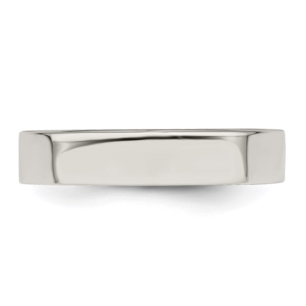 Sterling Silver 4mm Lightweight Flat Band