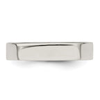 Sterling Silver 4mm Lightweight Flat Band