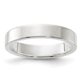 Sterling Silver 4mm Lightweight Flat Band