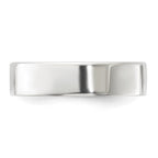 Sterling Silver 5mm Lightweight Flat Band