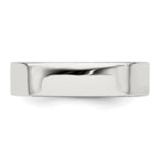 Sterling Silver 5mm Lightweight Flat Band