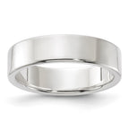 Sterling Silver 5mm Lightweight Flat Band