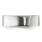 Sterling Silver 6mm Lightweight Flat Band