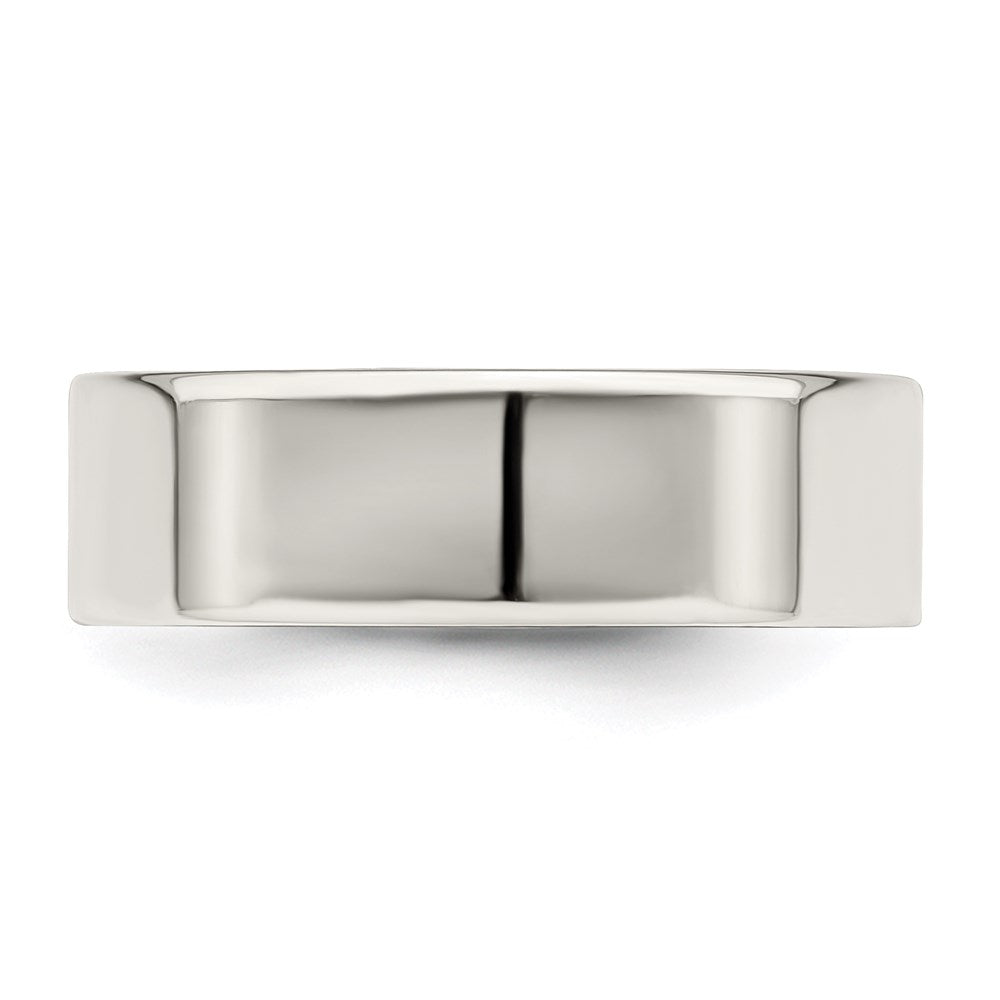 Sterling Silver 6mm Lightweight Flat Band