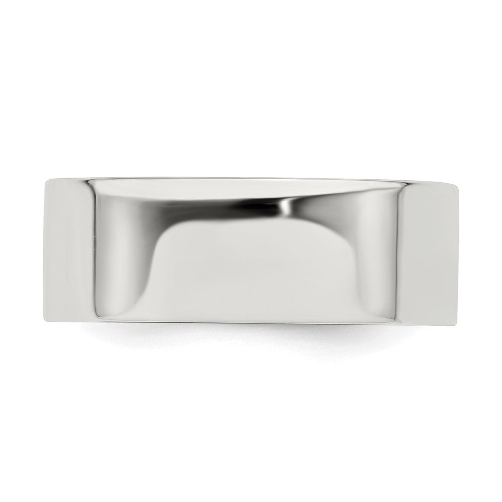 Sterling Silver 7mm Lightweight Flat Band