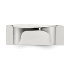 Sterling Silver 7mm Lightweight Flat Band