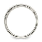 Sterling Silver 8mm Lightweight Flat Band