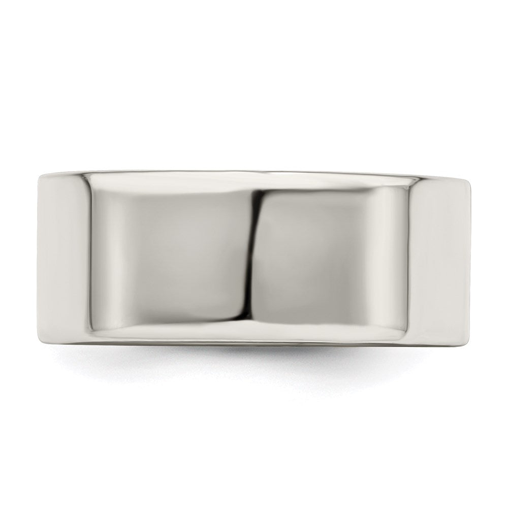 Sterling Silver 8mm Lightweight Flat Band