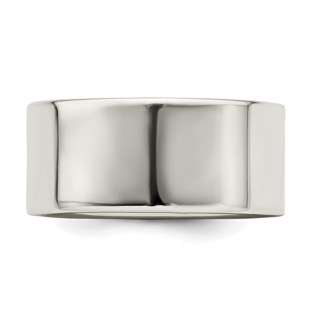Sterling Silver 9mm Lightweight Flat Band
