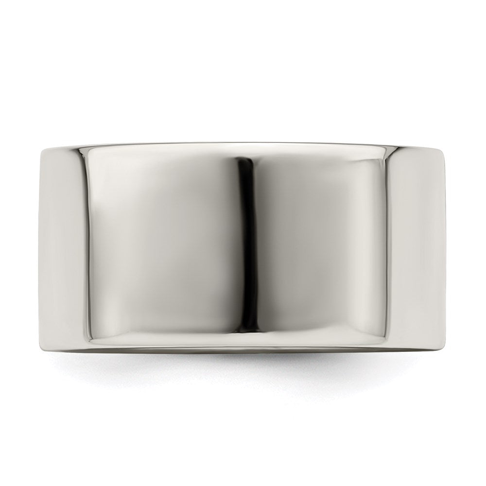 Sterling Silver 10mm Lightweight Flat Band