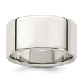 Sterling Silver 10mm Lightweight Flat Band