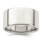 Sterling Silver 10mm Lightweight Flat Band