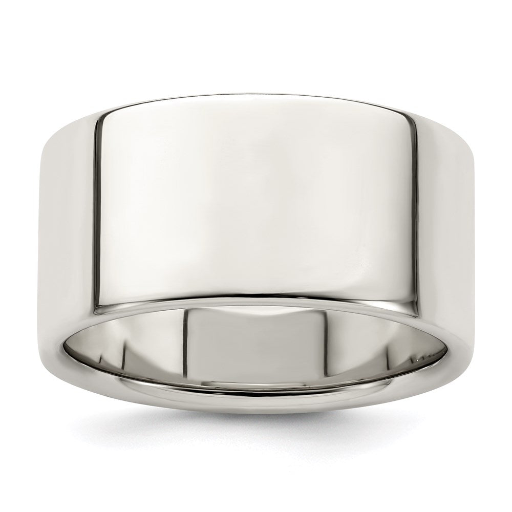Sterling Silver 10mm Lightweight Flat Band