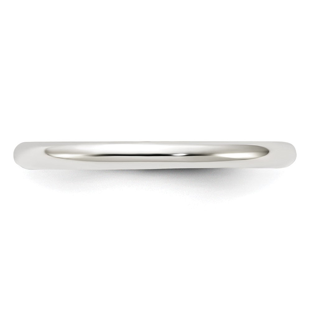 Sterling Silver 2mm Half Round Band