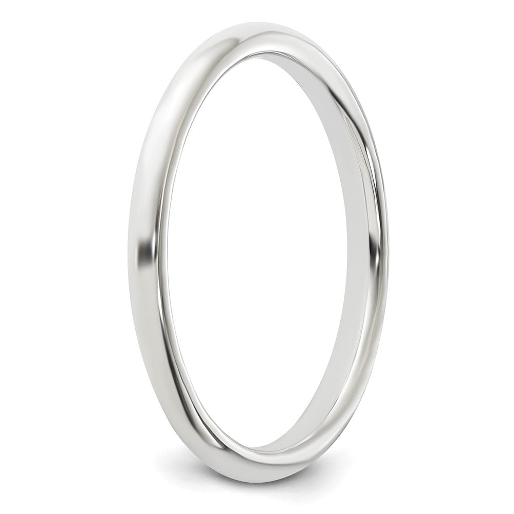 Sterling Silver 2mm Half Round Band