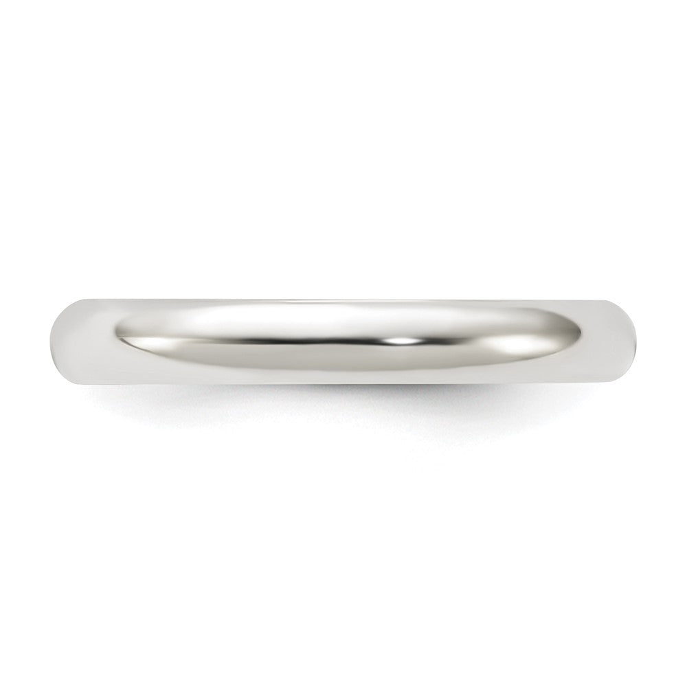 Sterling Silver 3mm Half Round Band