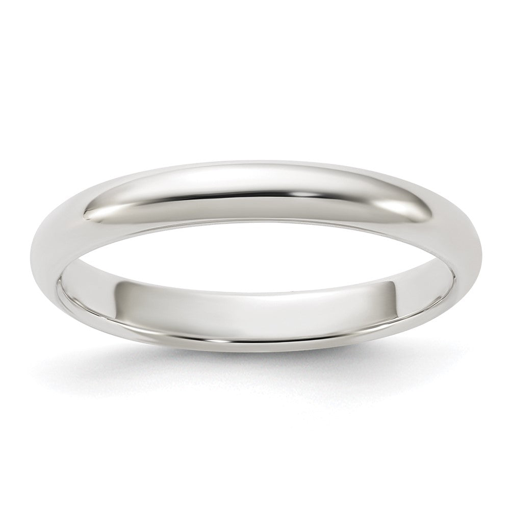 Sterling Silver 3mm Half Round Band