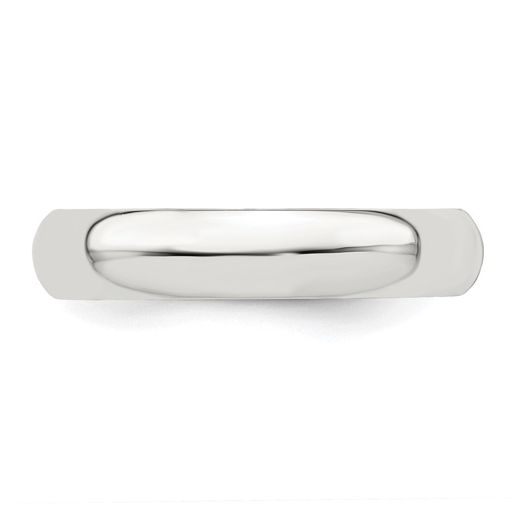 Sterling Silver 4mm Half Round Band