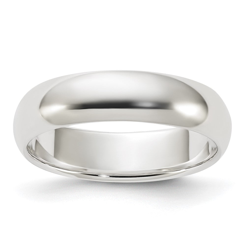 Sterling Silver 5mm Half Round Band