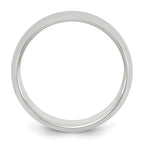 Sterling Silver 6mm Half Round Band