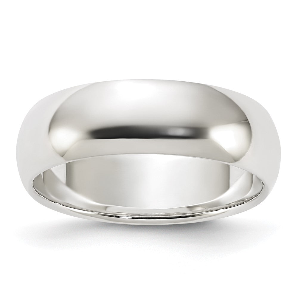 Sterling Silver 6mm Half Round Band
