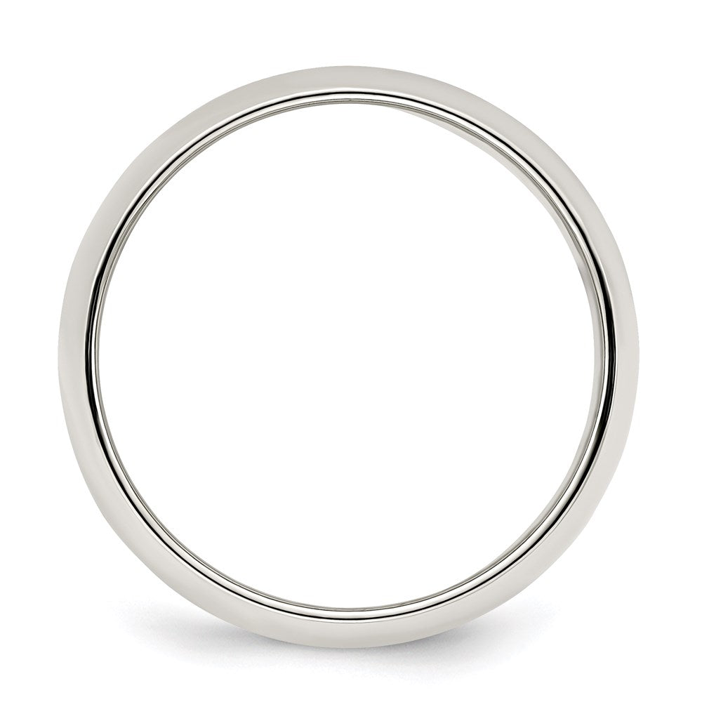 Sterling Silver 7mm Half Round Band