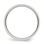 Sterling Silver 7mm Half Round Band