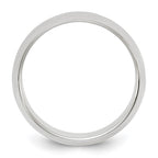 Sterling Silver 8mm Half Round Band